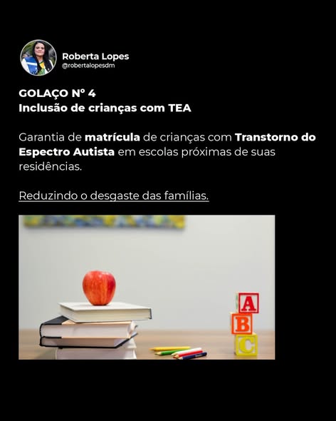 Inclusão de crianças com TEA — garantia de matrícula em escolas próximas de casa